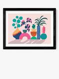 EAST END PRINTS Rachel Lee 'House Plants' Framed Print