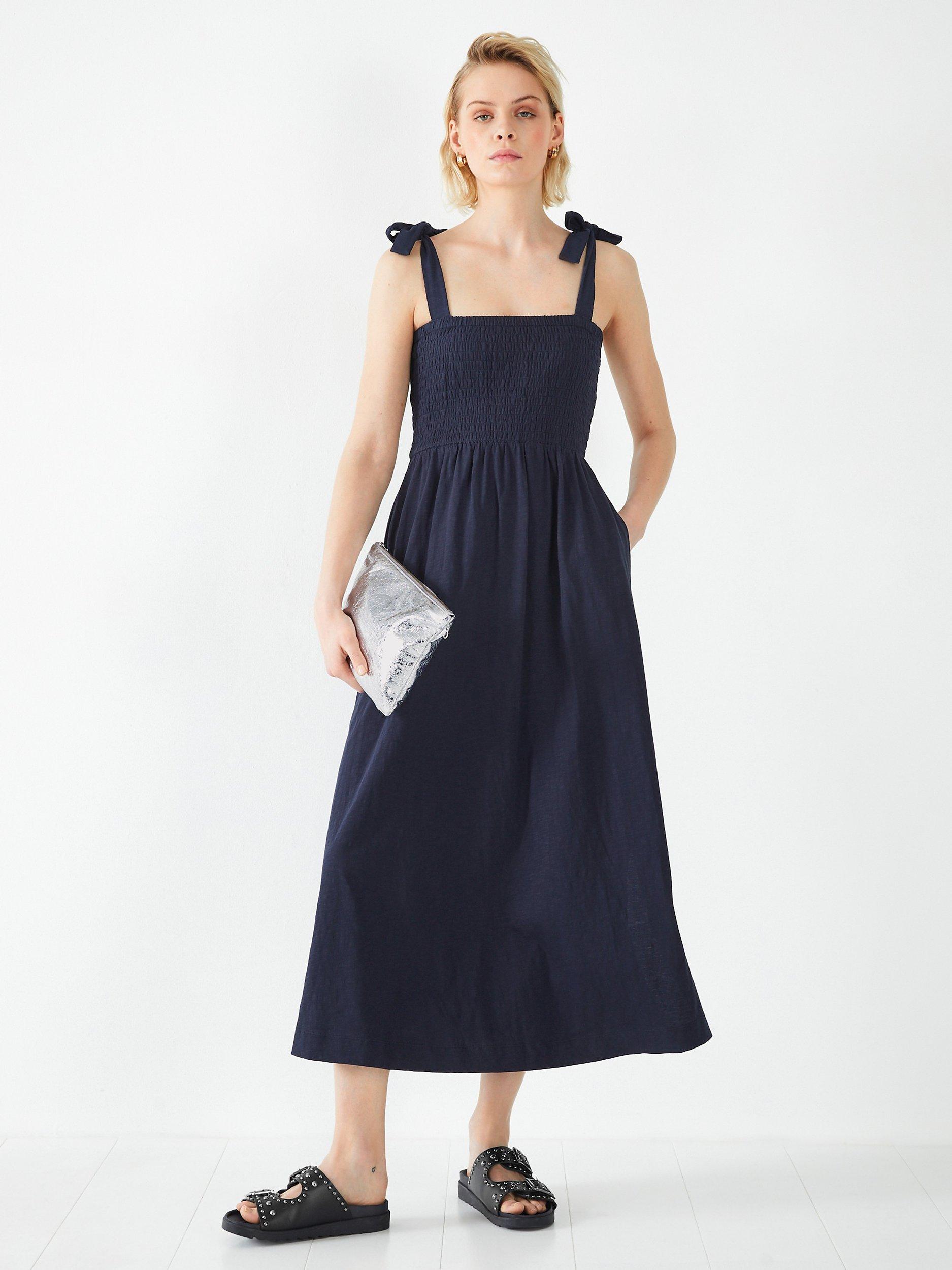 HUSH Anthea Midi Dress, Midnight