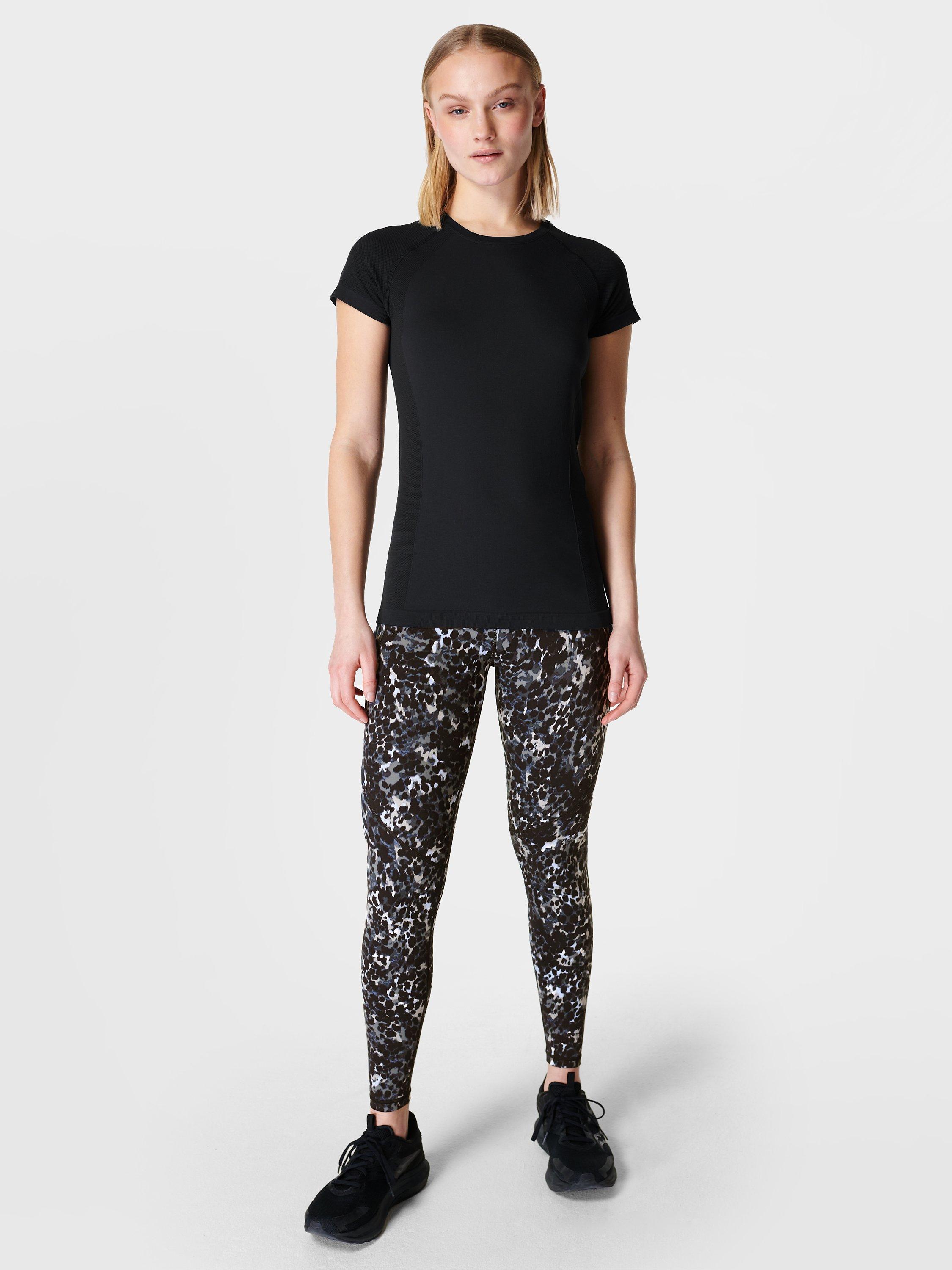 Product image 3 of 5, which shows Sweaty Betty Athlete Seamless Gym Top, Black, XXS