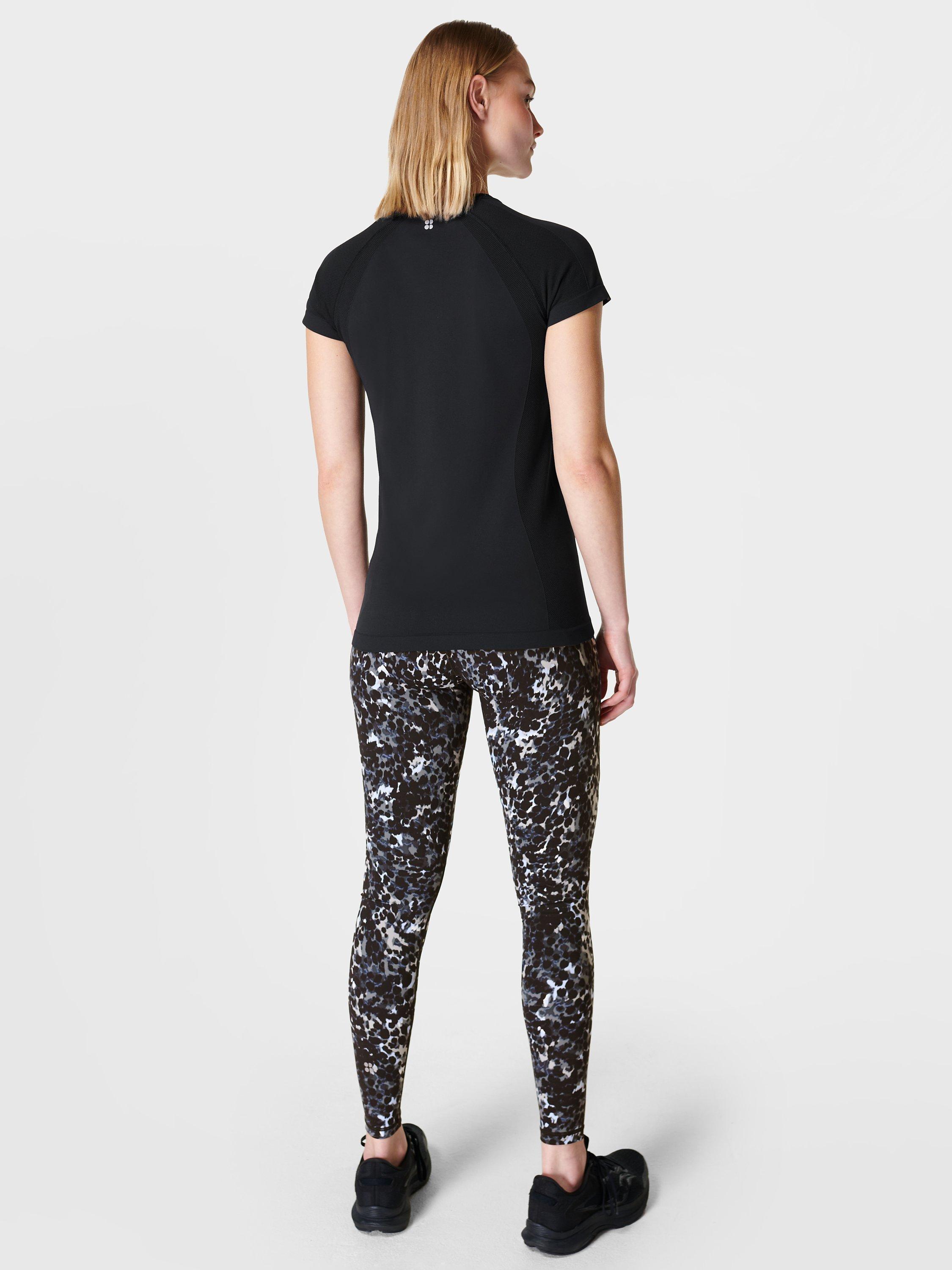Product image 4 of 5, which shows Sweaty Betty Athlete Seamless Gym Top, Black, XXS