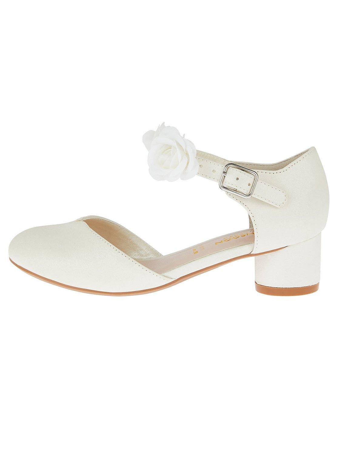 Monsoon Kids' Shimmer Two-Part Corsage Heels