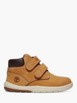 Timberland Kids' Toddle Tracks High Top Trainers, Wheat Nubuck