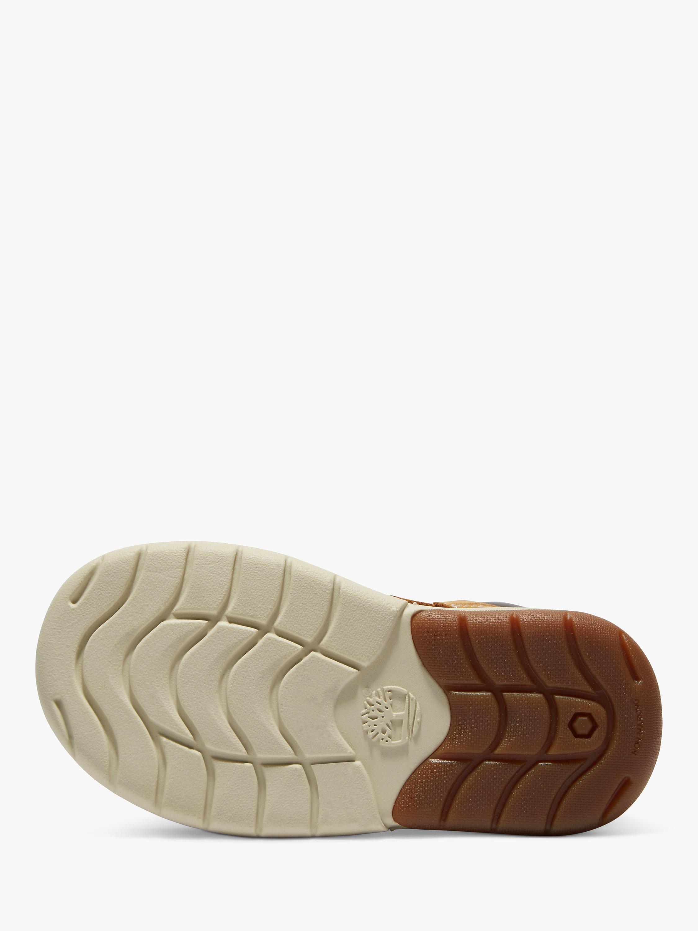 Product image 5 of 5, which shows Timberland Kids' Toddle Tracks High Top Trainers, Wheat Nubuck, 21