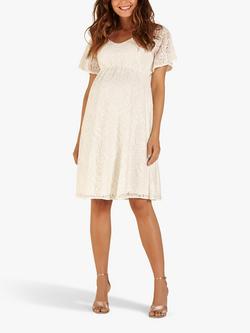 Tiffany Rose Edith Floral Lace Kimono Sleeve Maternity Dress - view 2, Ivory