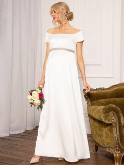 Tiffany Rose Aria Maternity Wedding Dress - view 2, Ivory