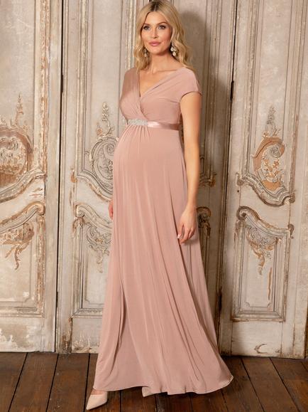Tiffany Rose Francesca Maternity Maxi Dress, Pink