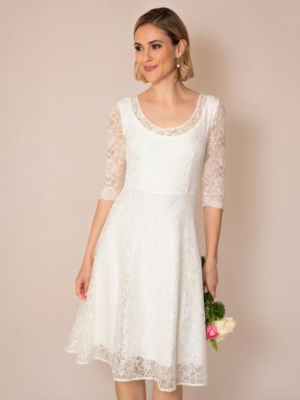 Alie Street Arabella Floral Lace Wedding Dress - view 2, Ivory