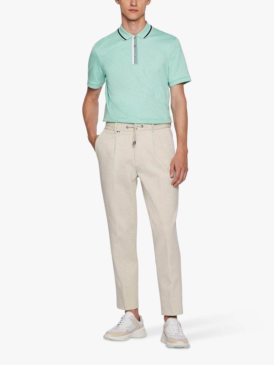 Product image 3 of 4, which shows BOSS Parlay 157 Polo Shirt, Light/Pastel Green, M