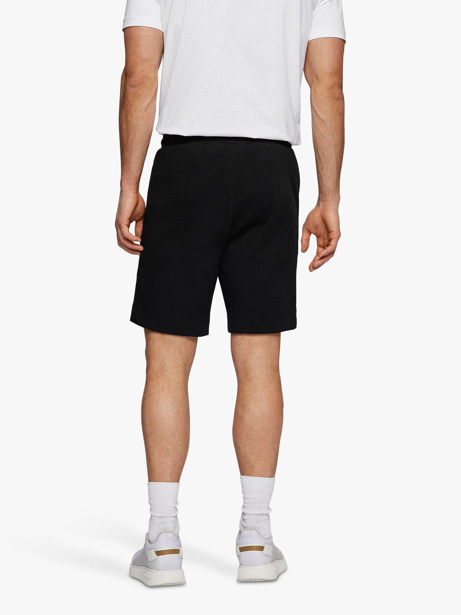 BOSS Headlo Curved Logo Shorts, Black