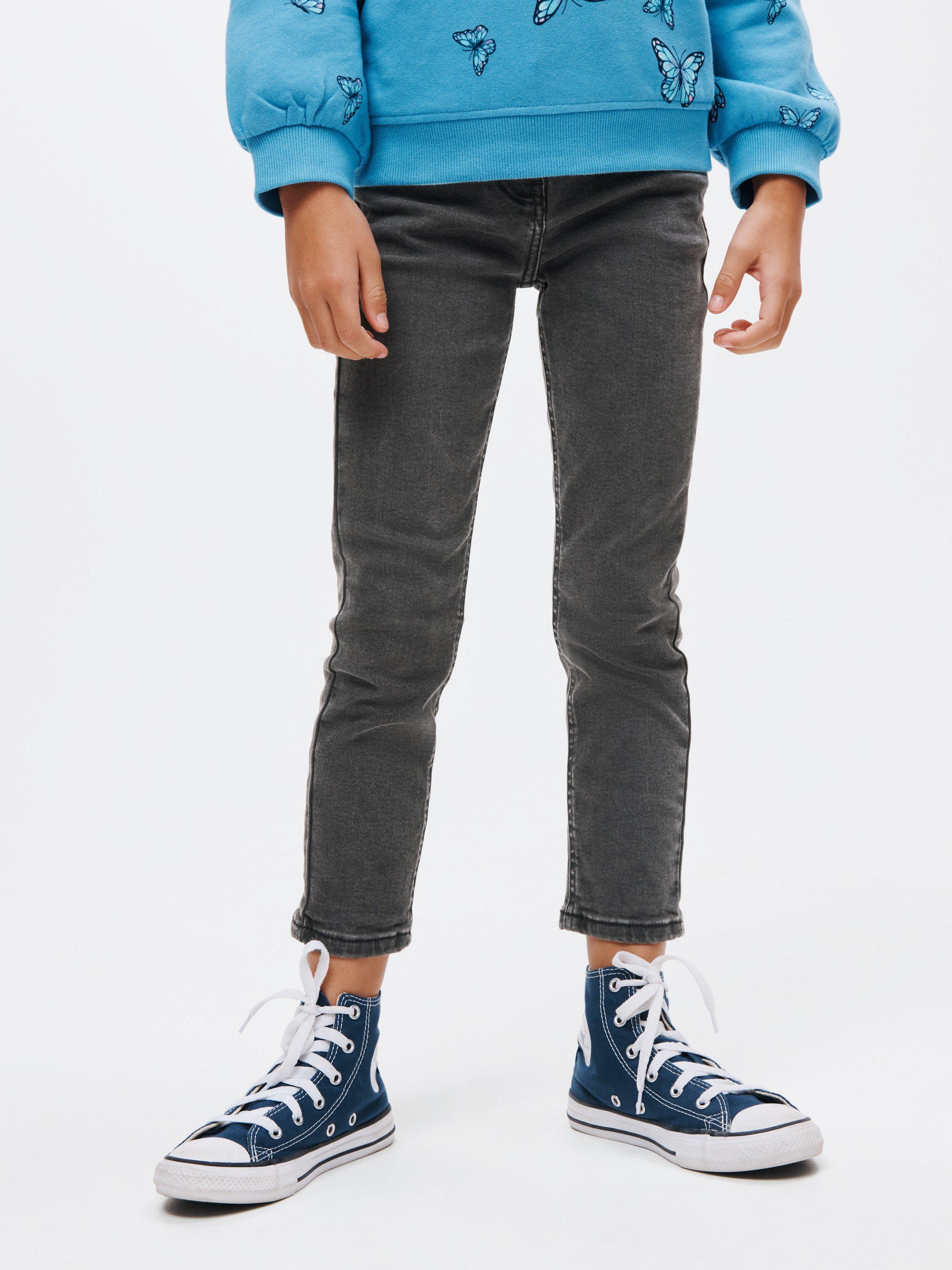 John Lewis Girl's Skinny Denim Jeans, Black