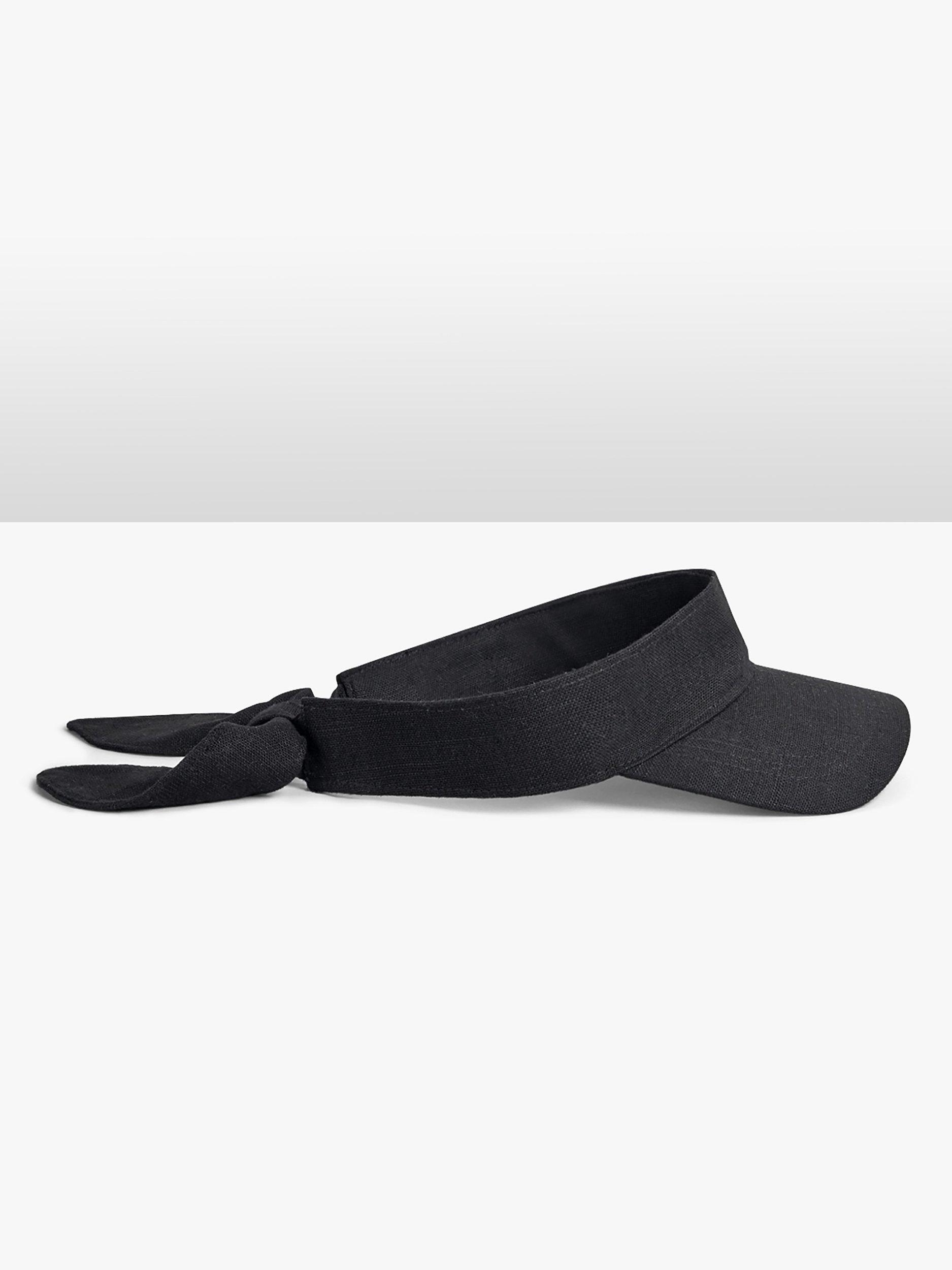 HUSH Koa Tie Visor Hat, Black