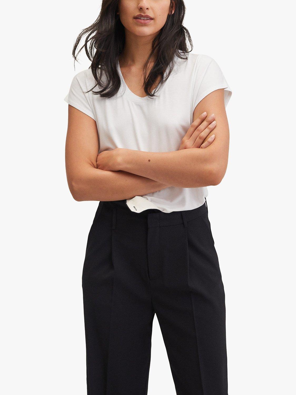Mango Visca Scoop Neck T-Shirt