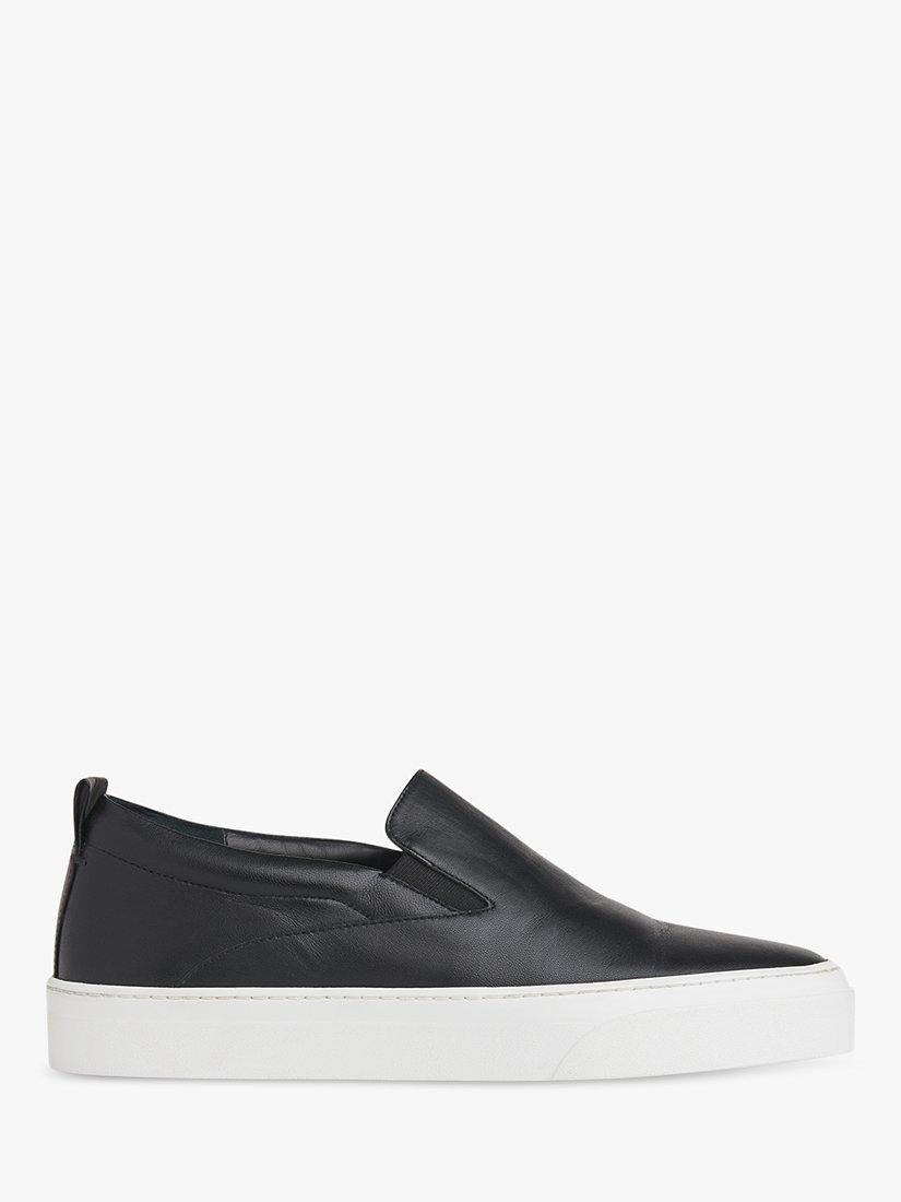 Whistles Kinsley Leather Slip On Trainers