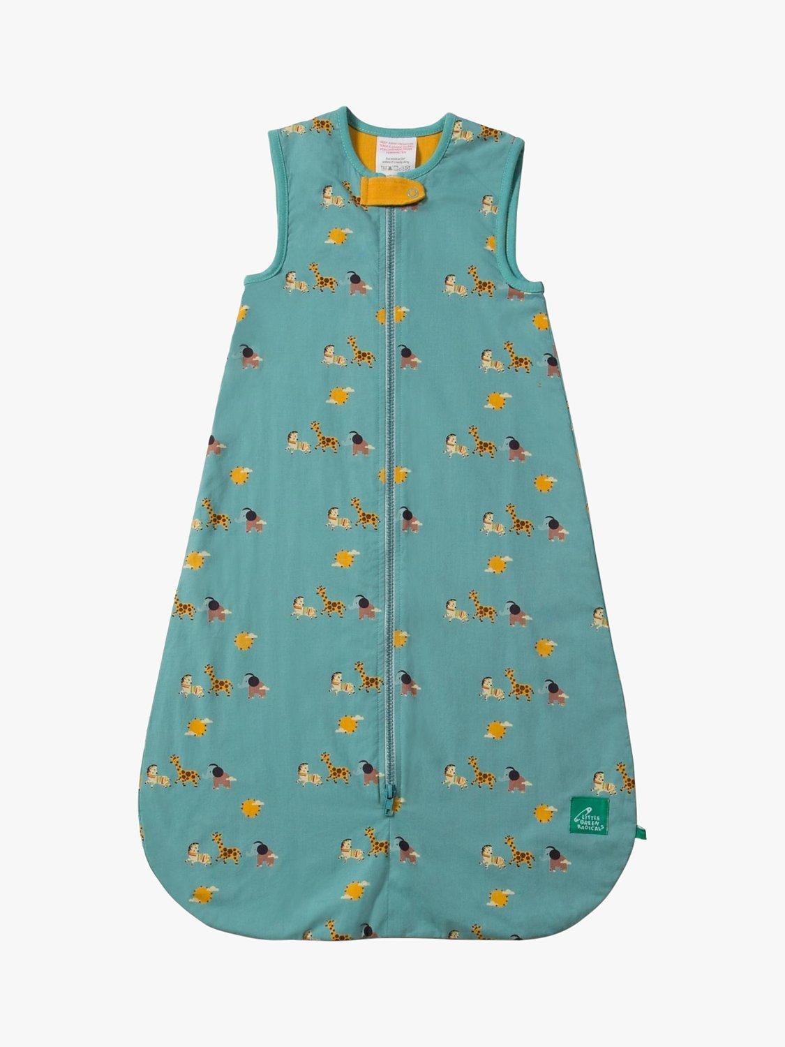 Little Green Radicals Baby Sun And Safari Sleeping Bag, Green