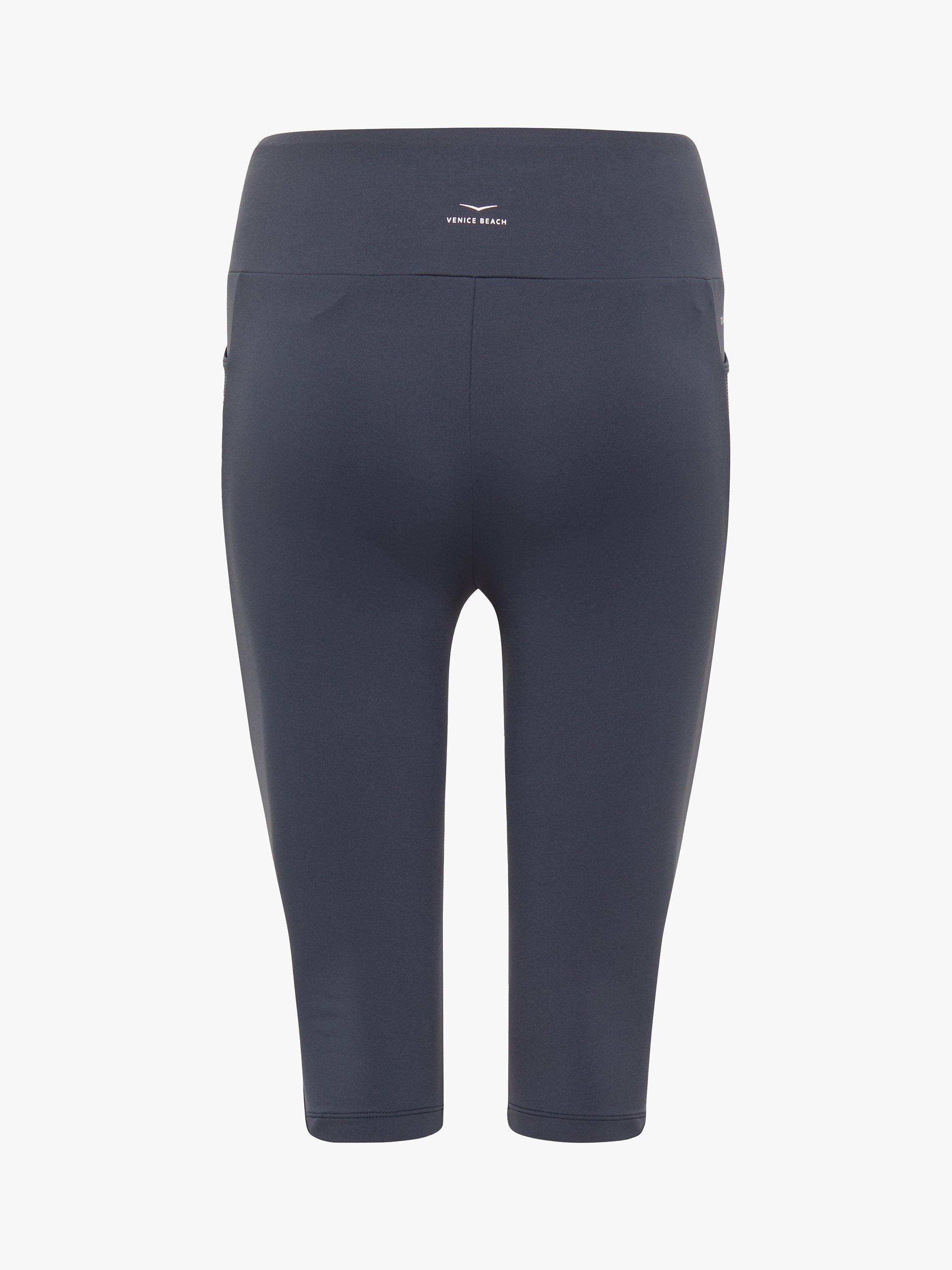 Product image 3 of 6, which shows Venice Beach Milleen 3/4 Leggings, Graphite, XS