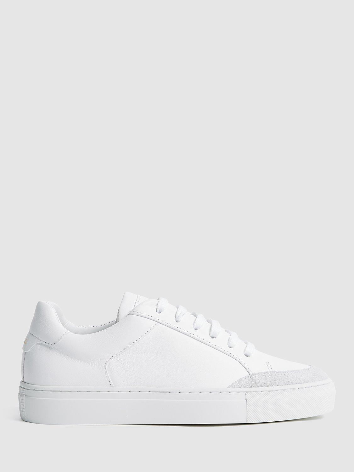 Reiss Ashley Leather Low Top Trainers