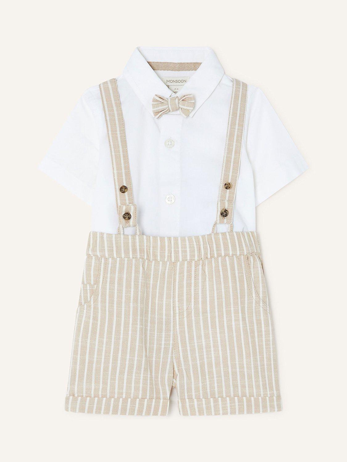 Monsoon Baby Sammy Braces Top & Shorts Set