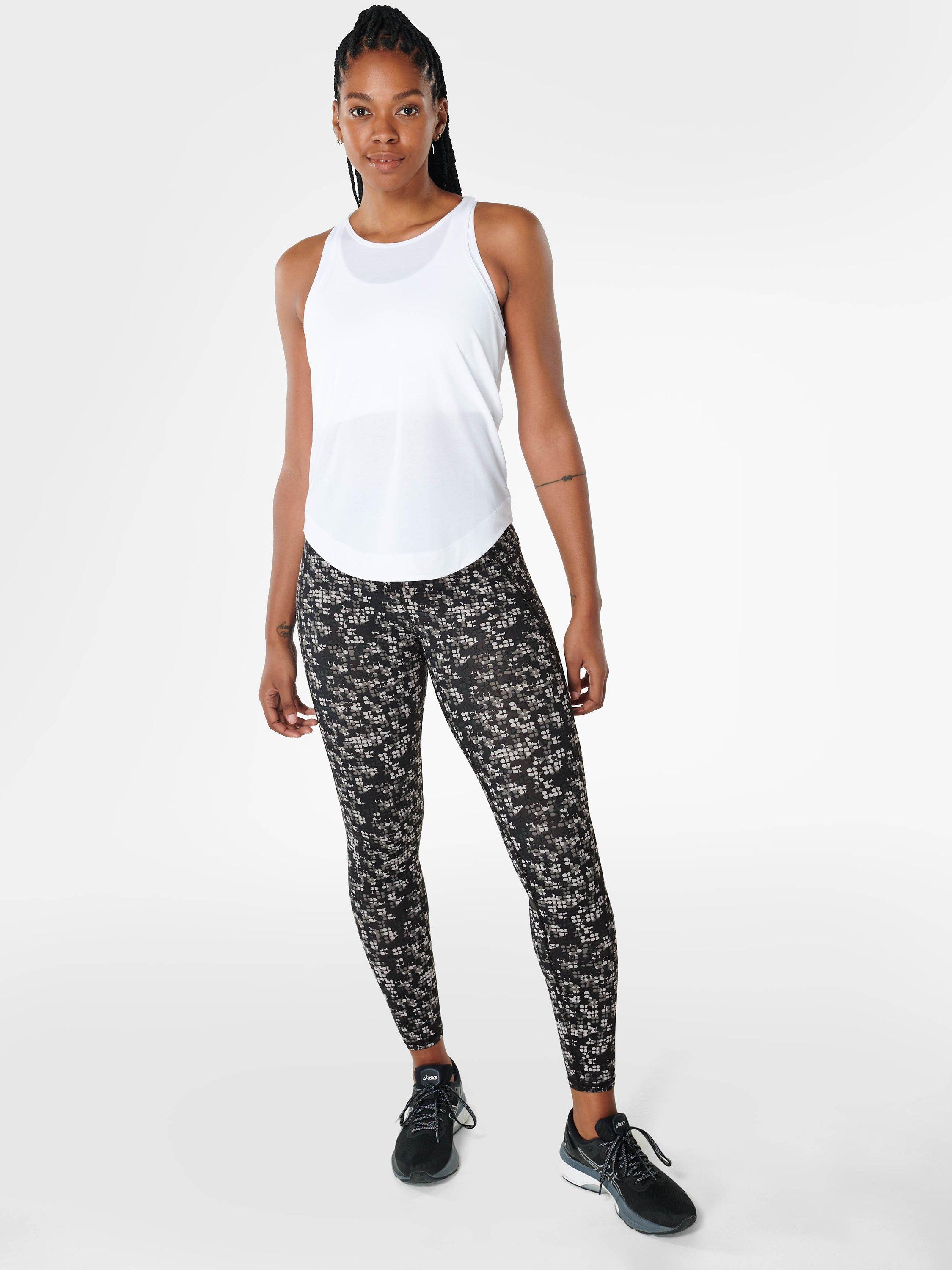 Product image 3 of 6, which shows Sweaty Betty Breathe Easy Tank Top, White, XXS
