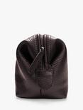 Raging Bull Logo Leather Wash Bag