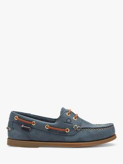 Chatham Deck II G2 Leather Boat Shoes, Blue, Blue