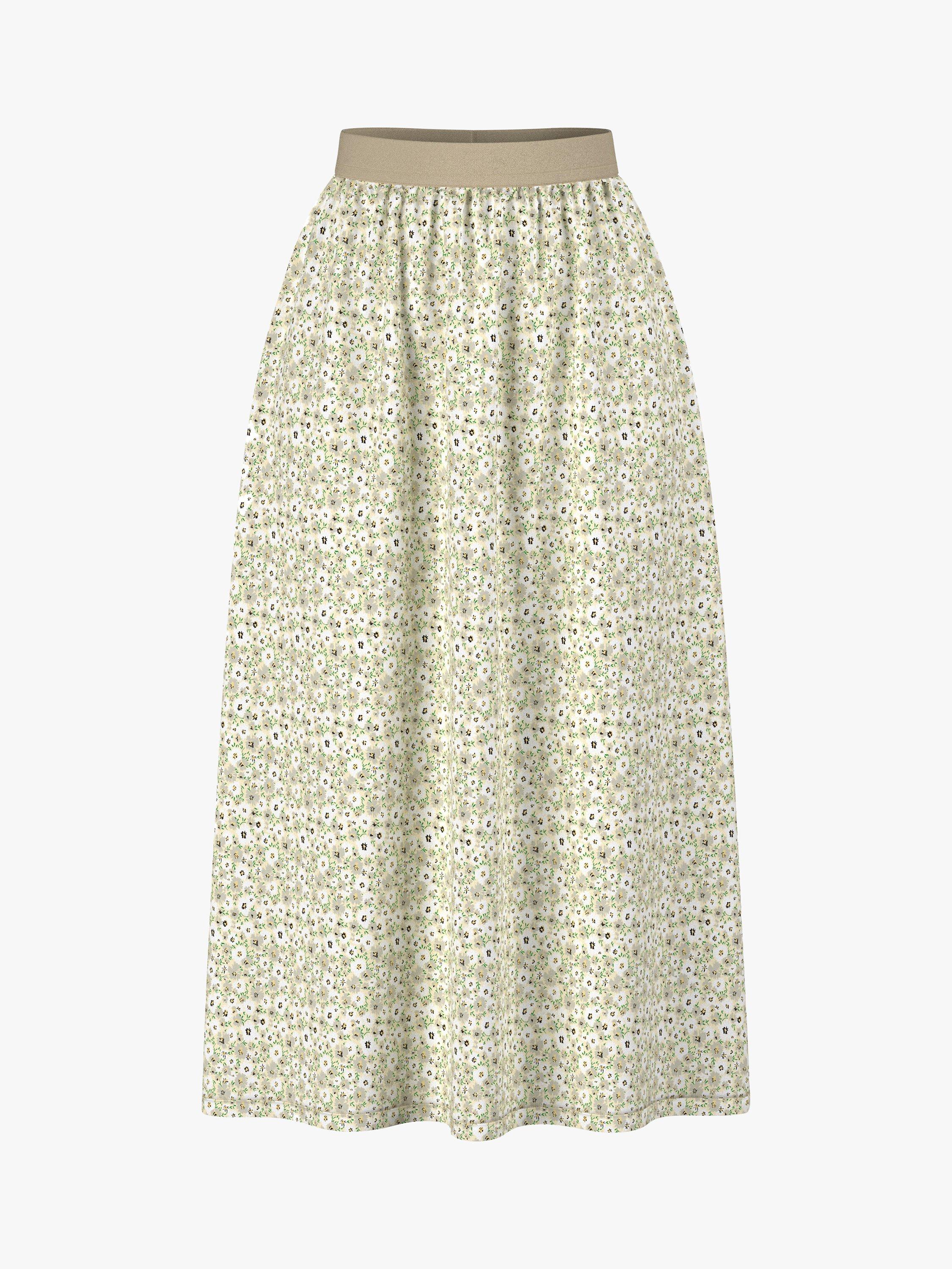 Saint Tropez Inka Floral Midi Skirt, Vanilla Crush, M