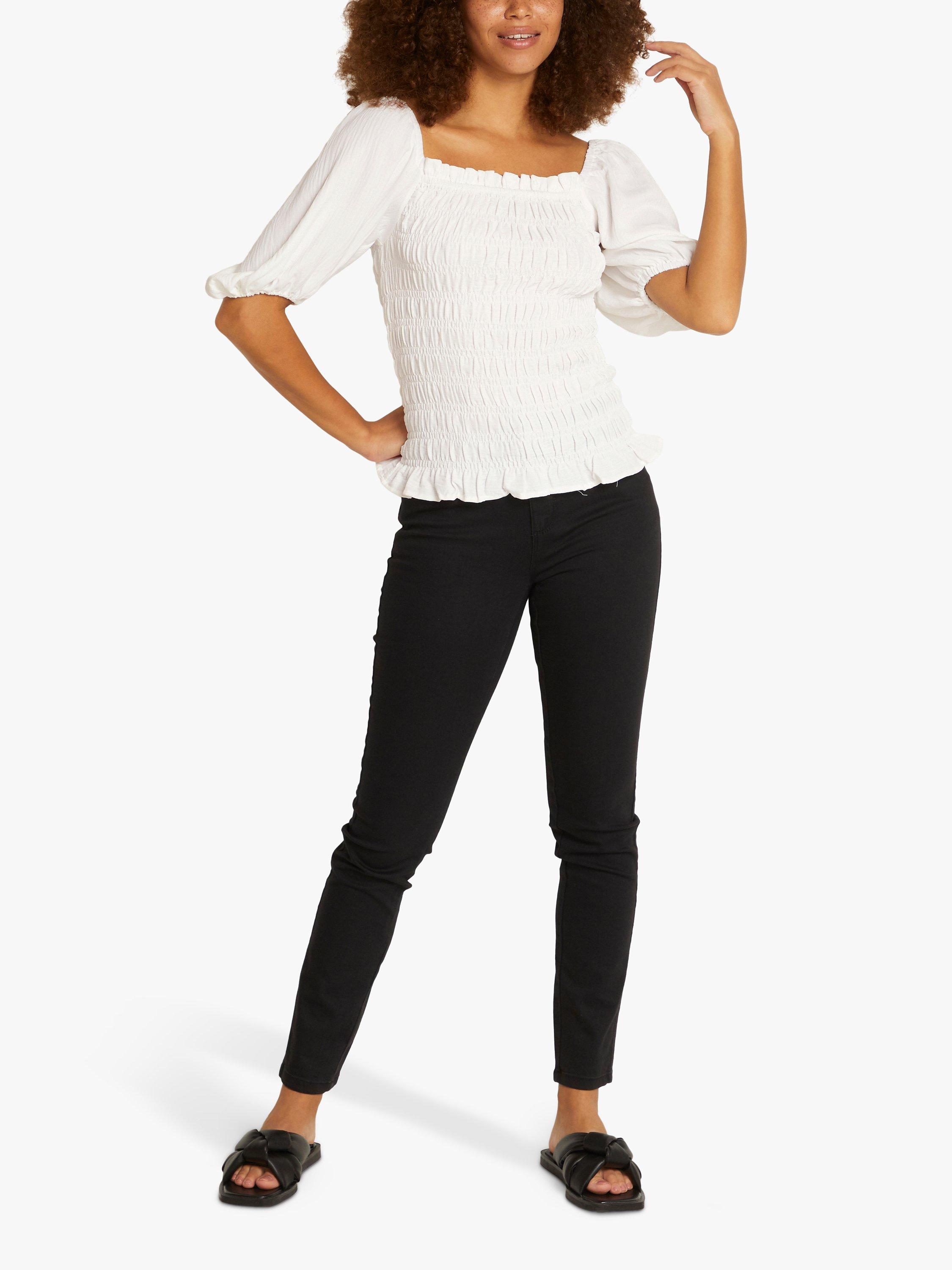 KAFFE Beth Shirred Blouse