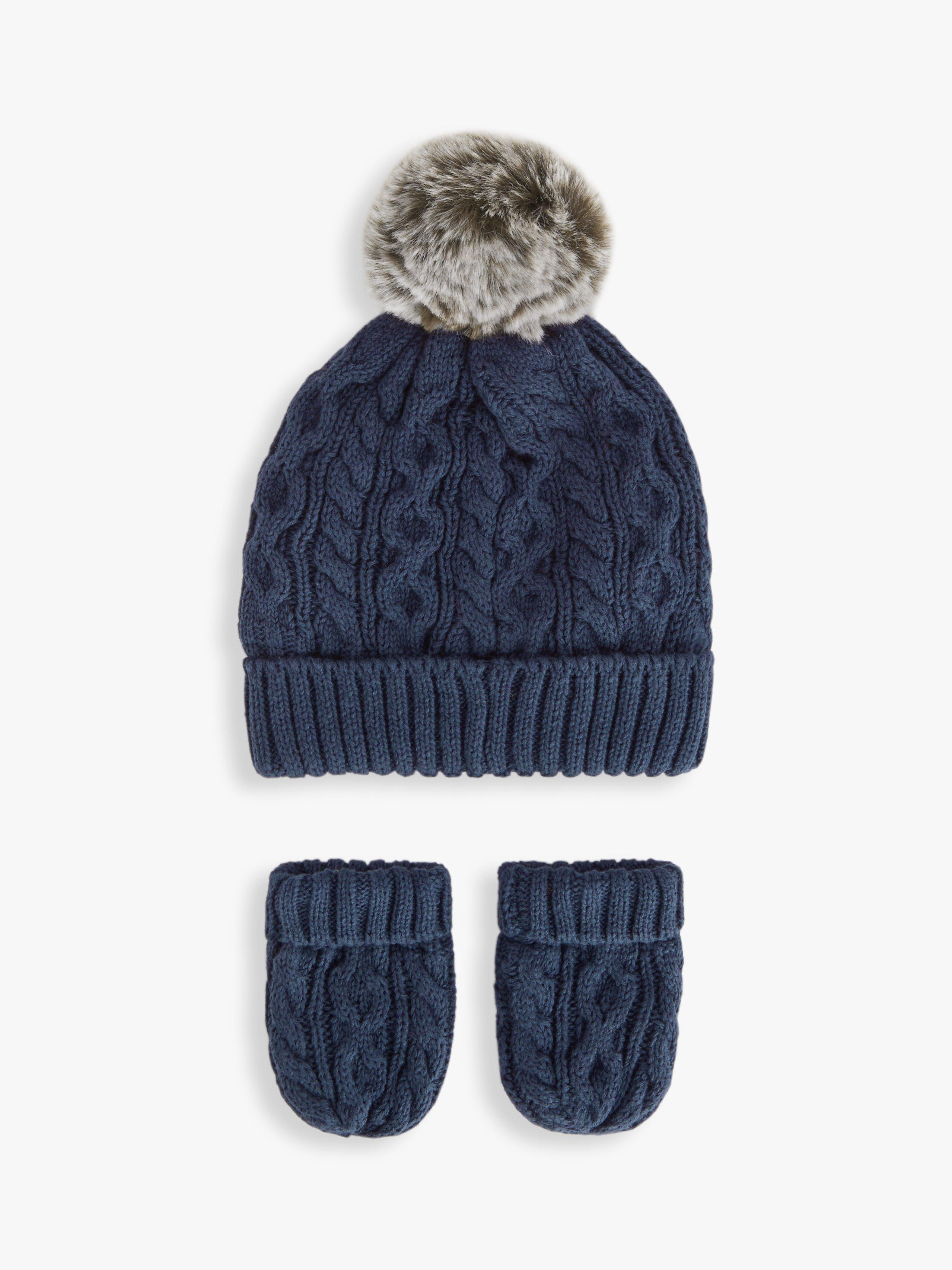 Baby bobble hat and mittens outlet