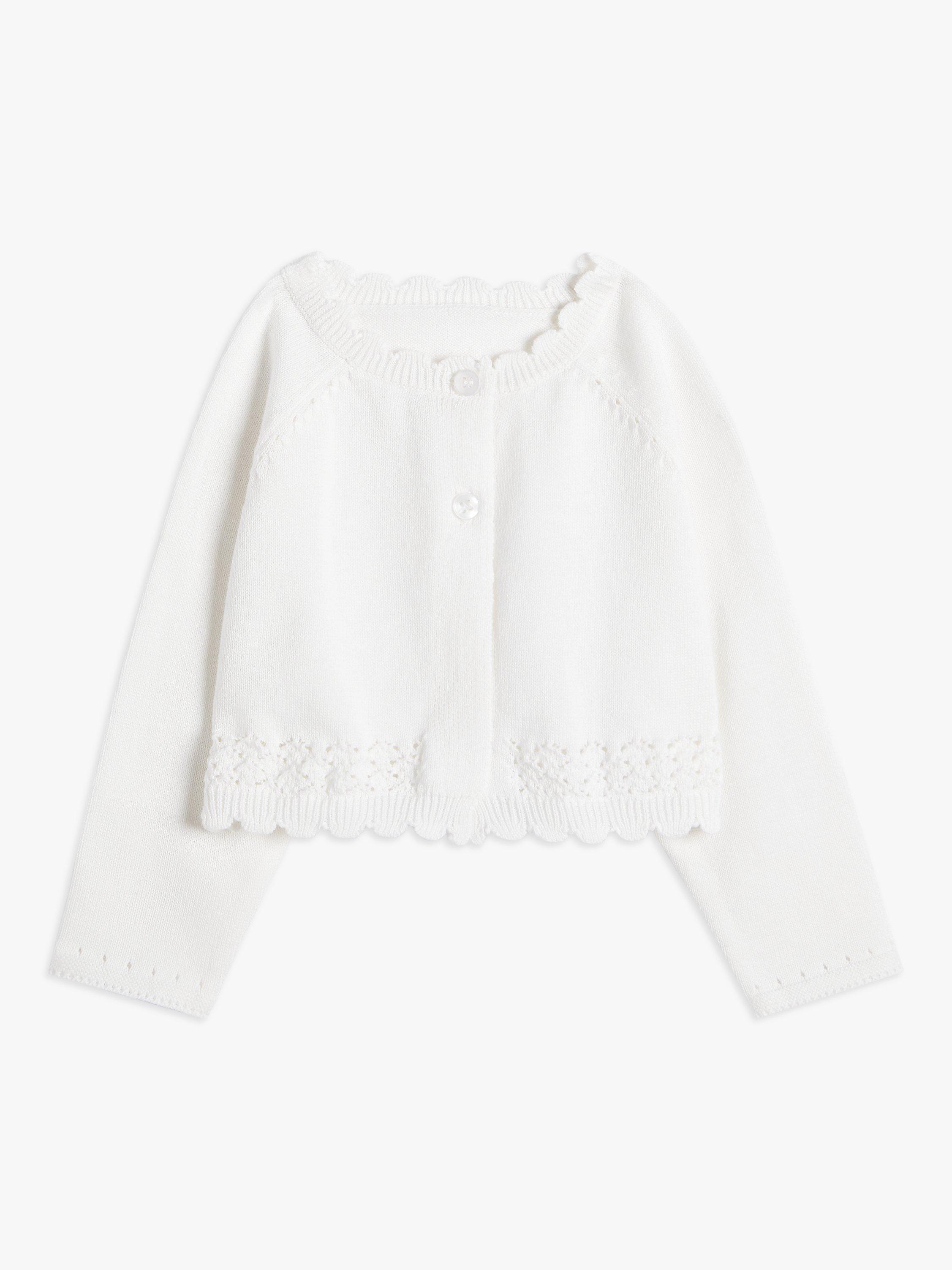 John Lewis Heirloom Collection Christening Shrug Cream