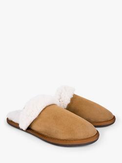 Celtic & Co. Turnback Sheepskin Mule Slippers - view 2, Spice