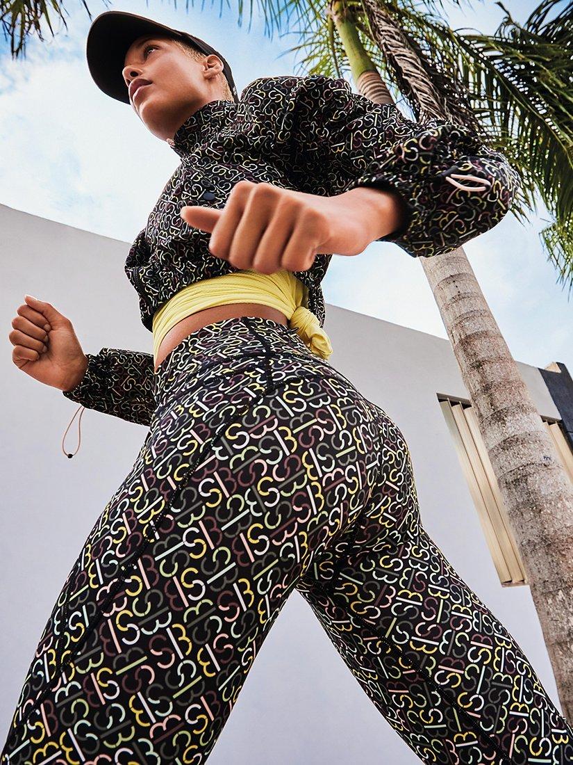 Sweaty Betty Power UltraSculpt High-Waisted Gym Leggings, Black Sb Slot Print