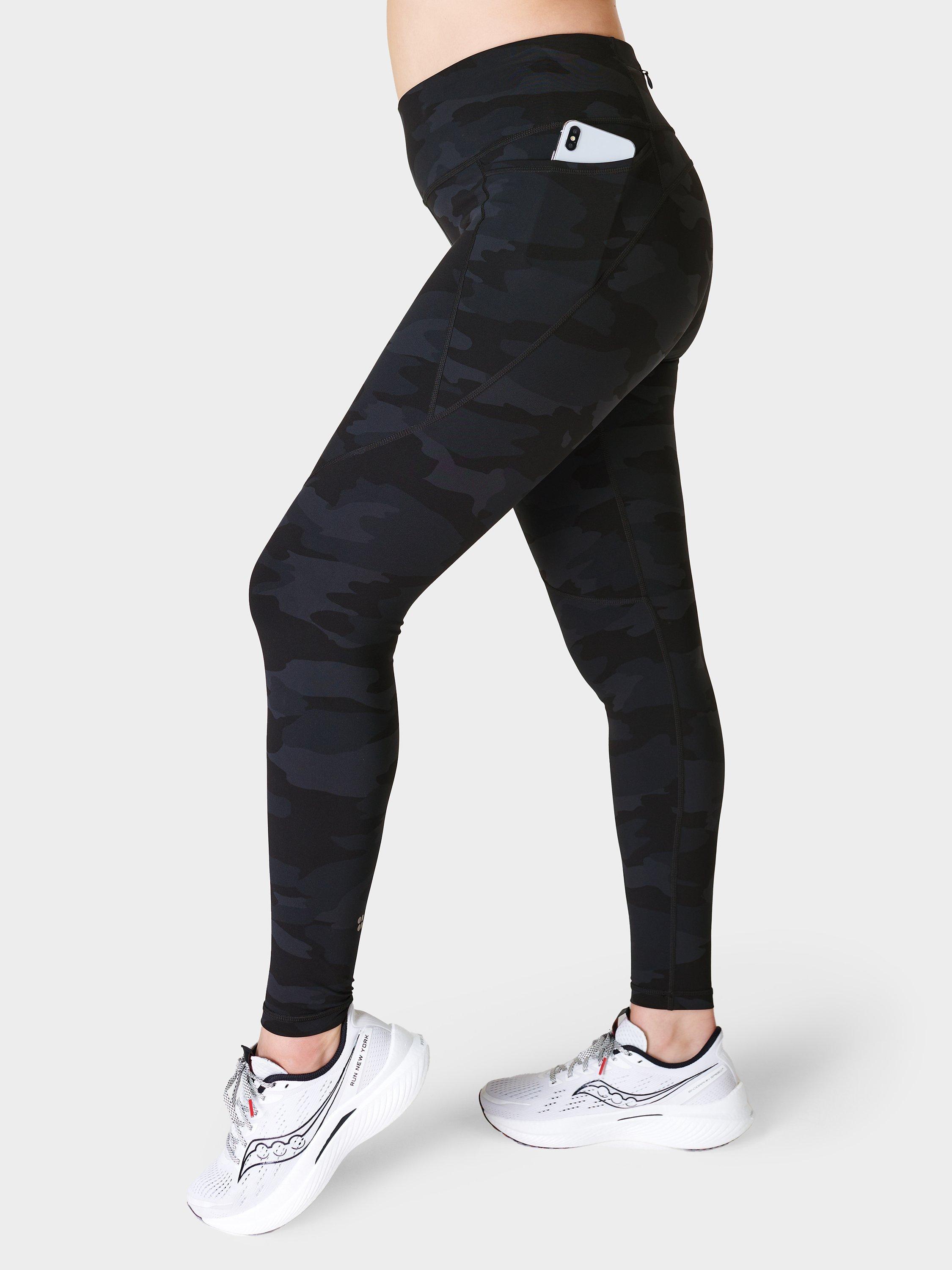 Product image 1 of 7, which shows Sweaty Betty Power Gym Leggings, Ultra Black, XXS