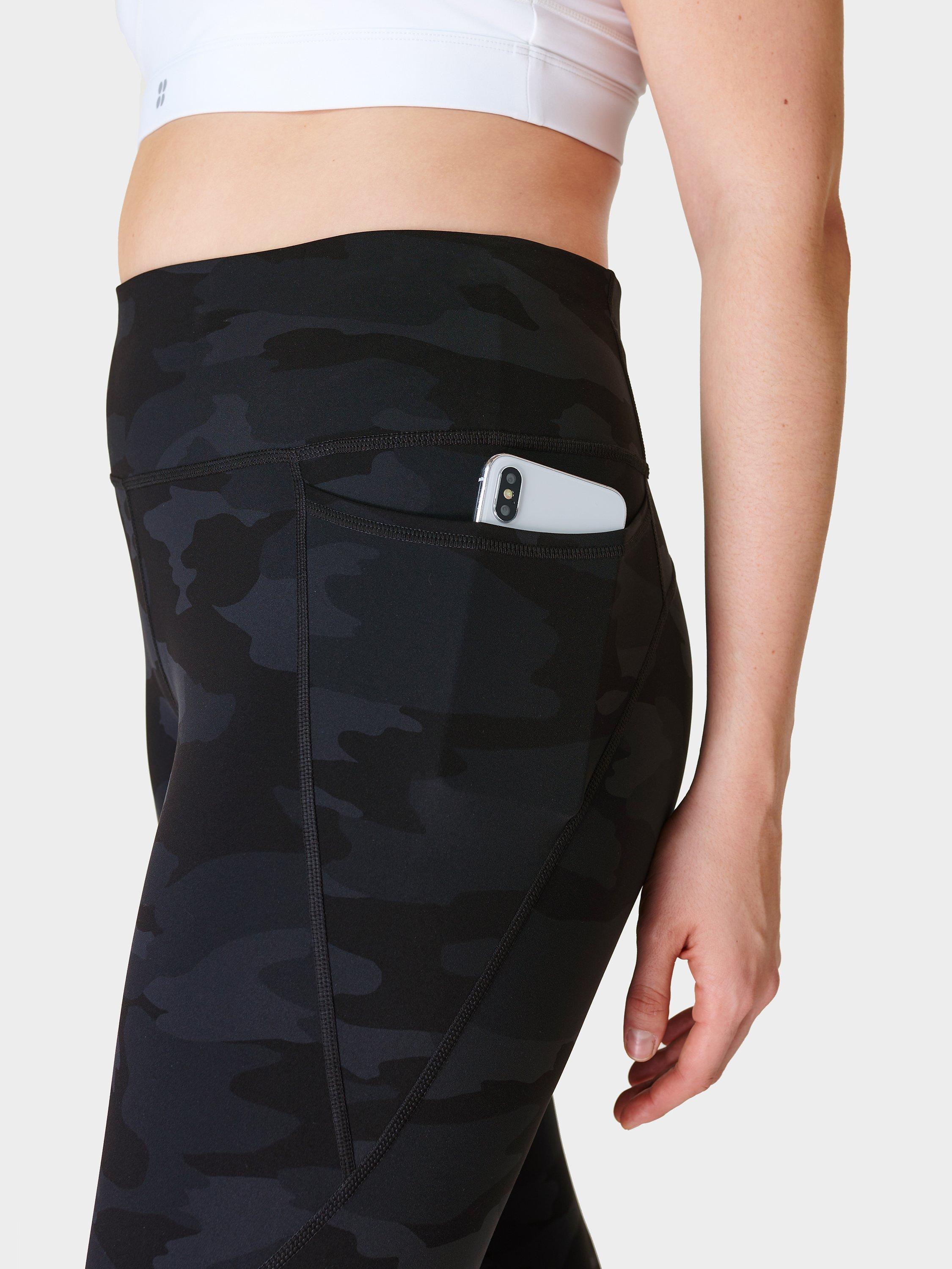 Product image 5 of 7, which shows Sweaty Betty Power Gym Leggings, Ultra Black, XXS