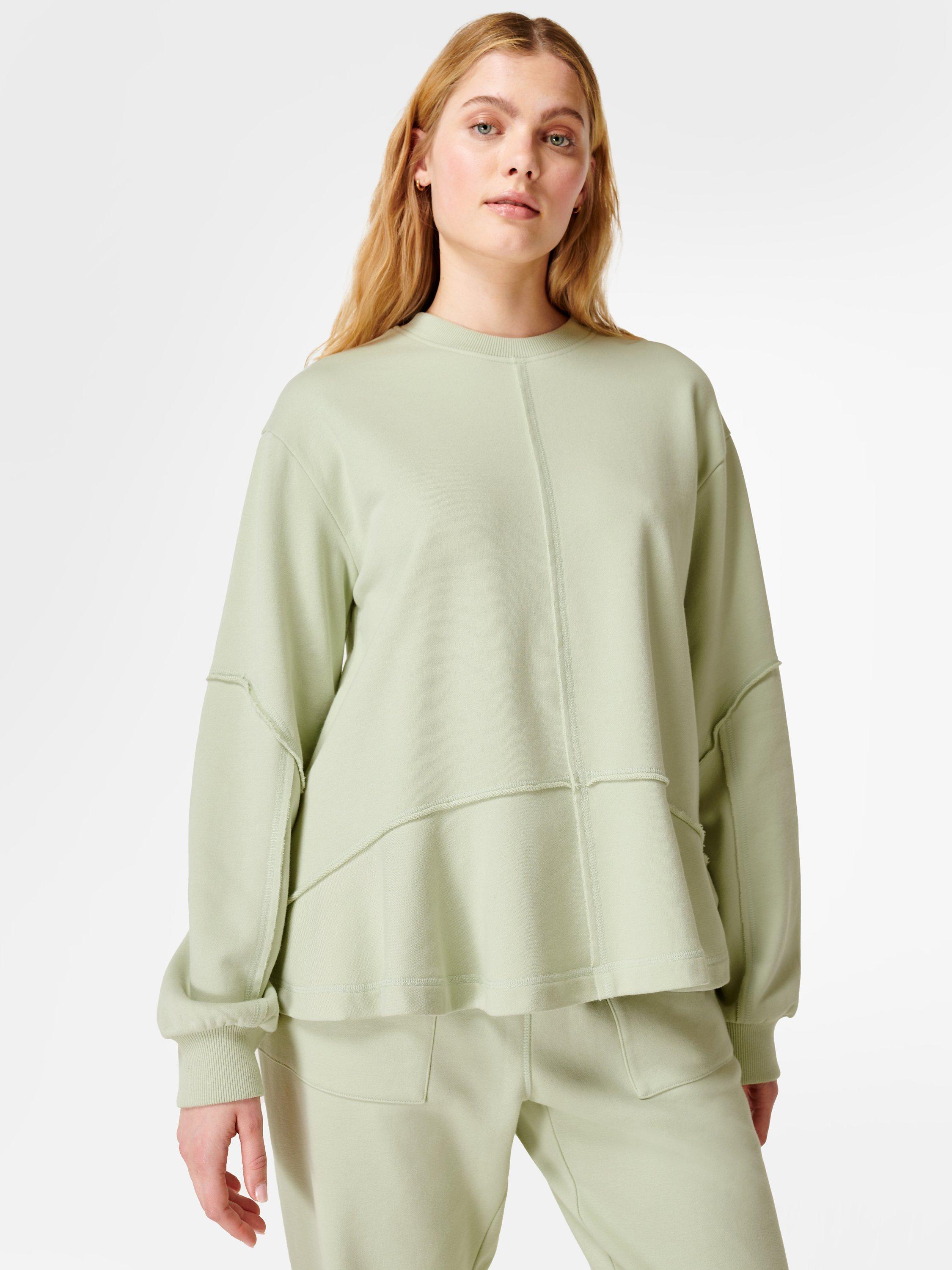 Sweaty Betty Revive Sweatshirt, Opal Green
