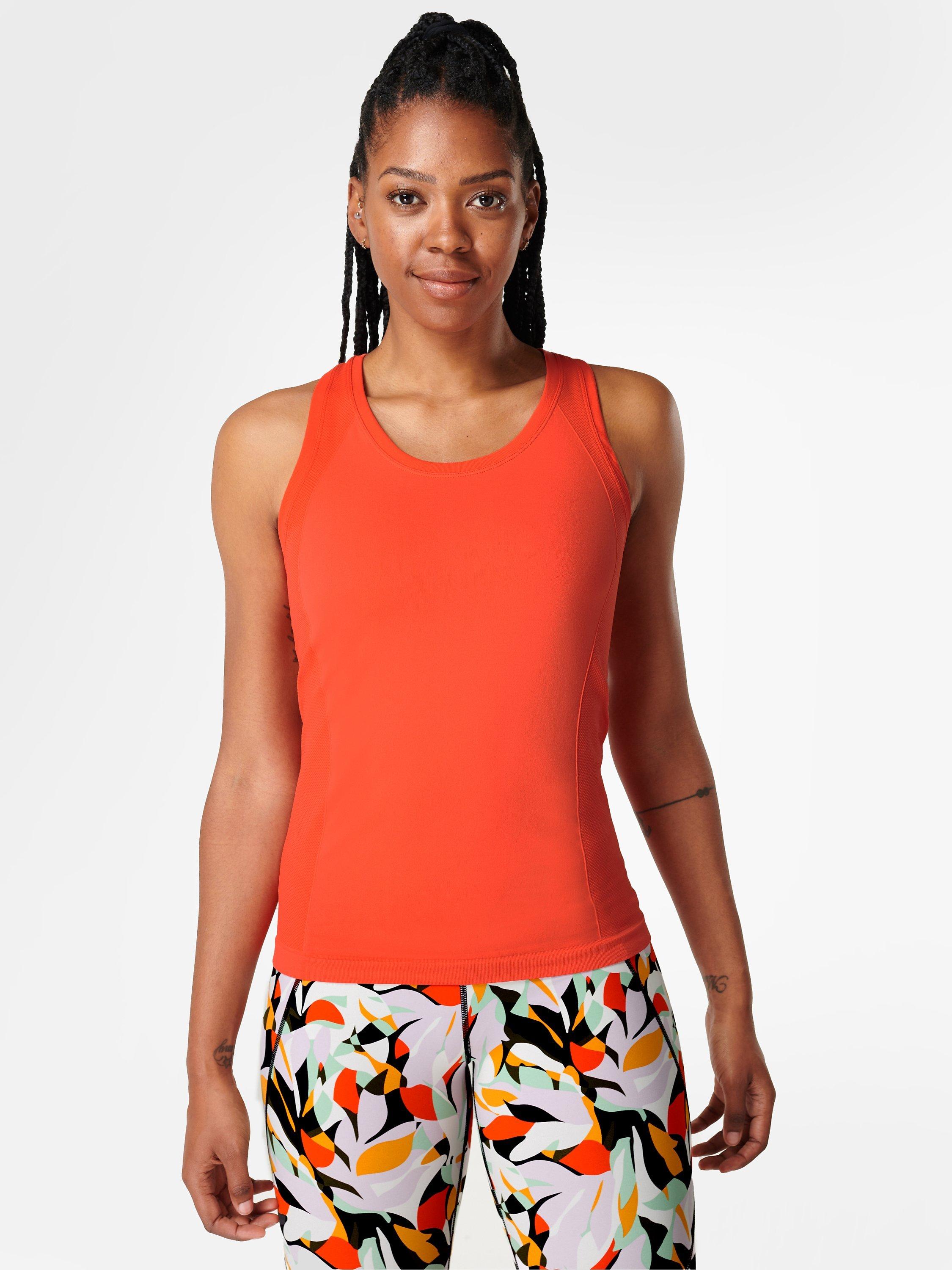 Sweaty Betty Athlete Seamless Gym Vest, Resort Red