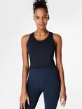 Sweaty Betty Athlete Racerback Cropped Sports Vest, Black