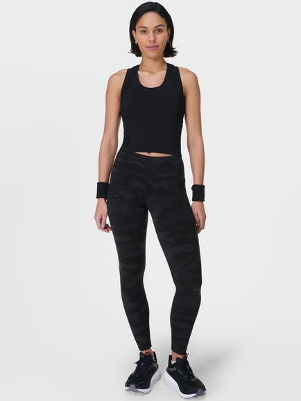 Sweaty Betty Athlete Racerback Cropped Sports Vest - view 2, Black