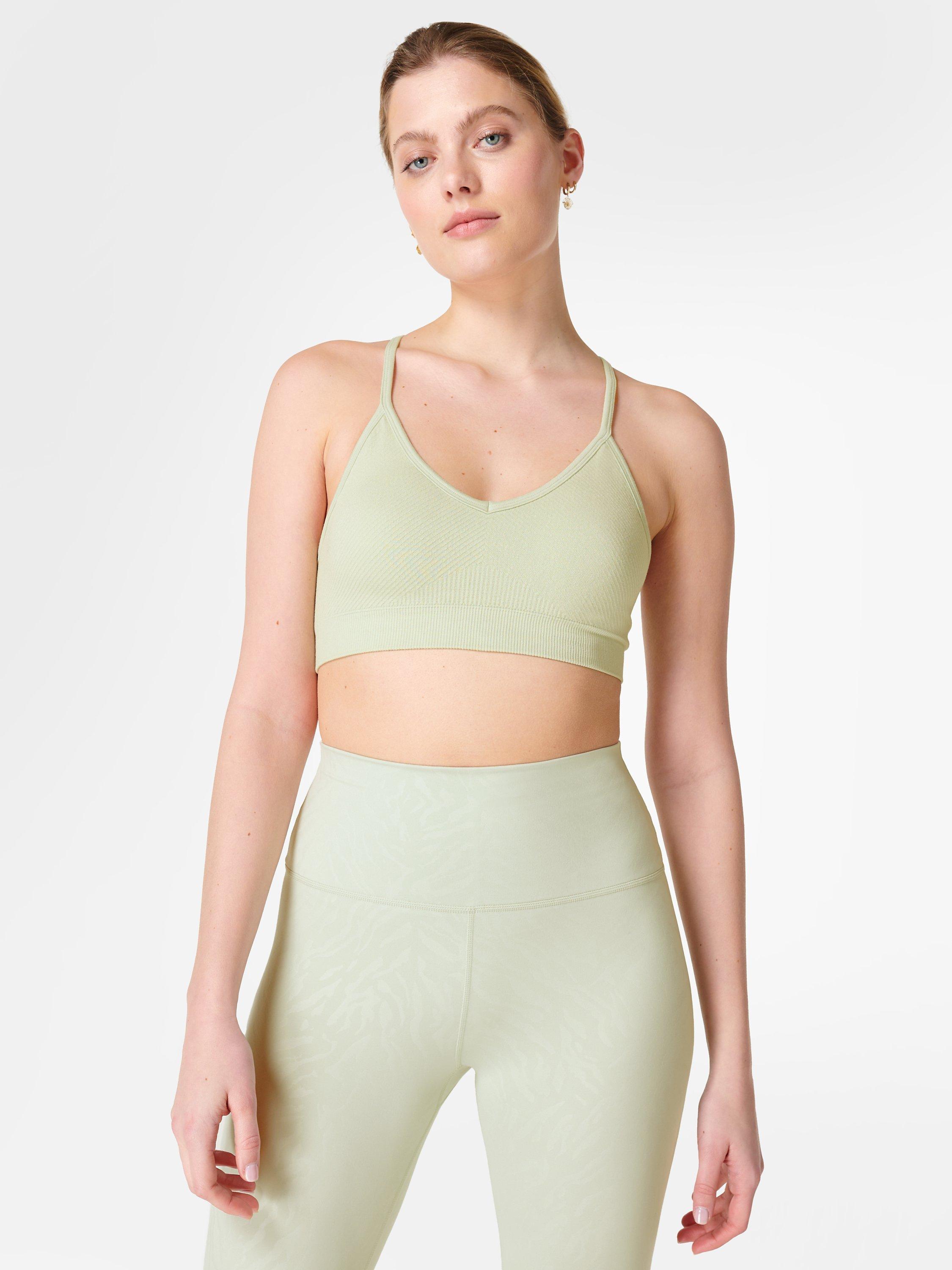 Sweaty Betty Mindful Seamless Sports Bra, Opal Green