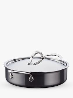 Hestan NanoBond Stainless Steel Sautese Pan & Lid, 26cm - view 2, Stainless Steel