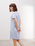 John Lewis Oscar Star Nightdress, Blue