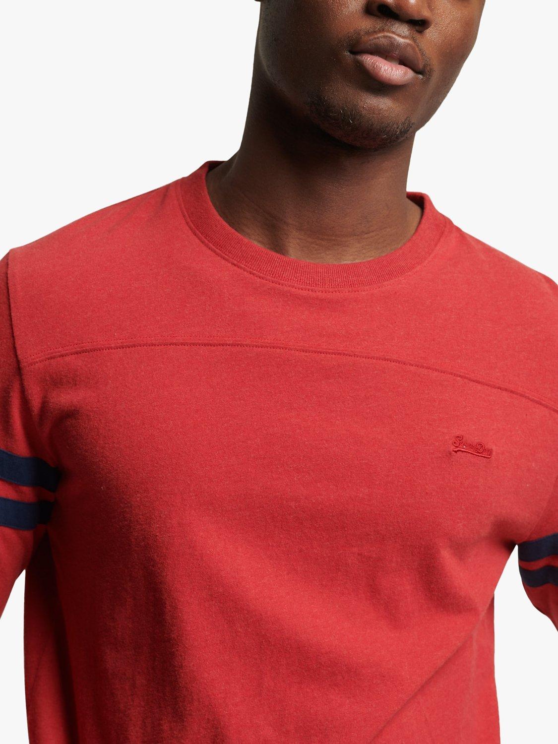 Superdry Vintage Quarterback Stripe Long Sleeve T-Shirt