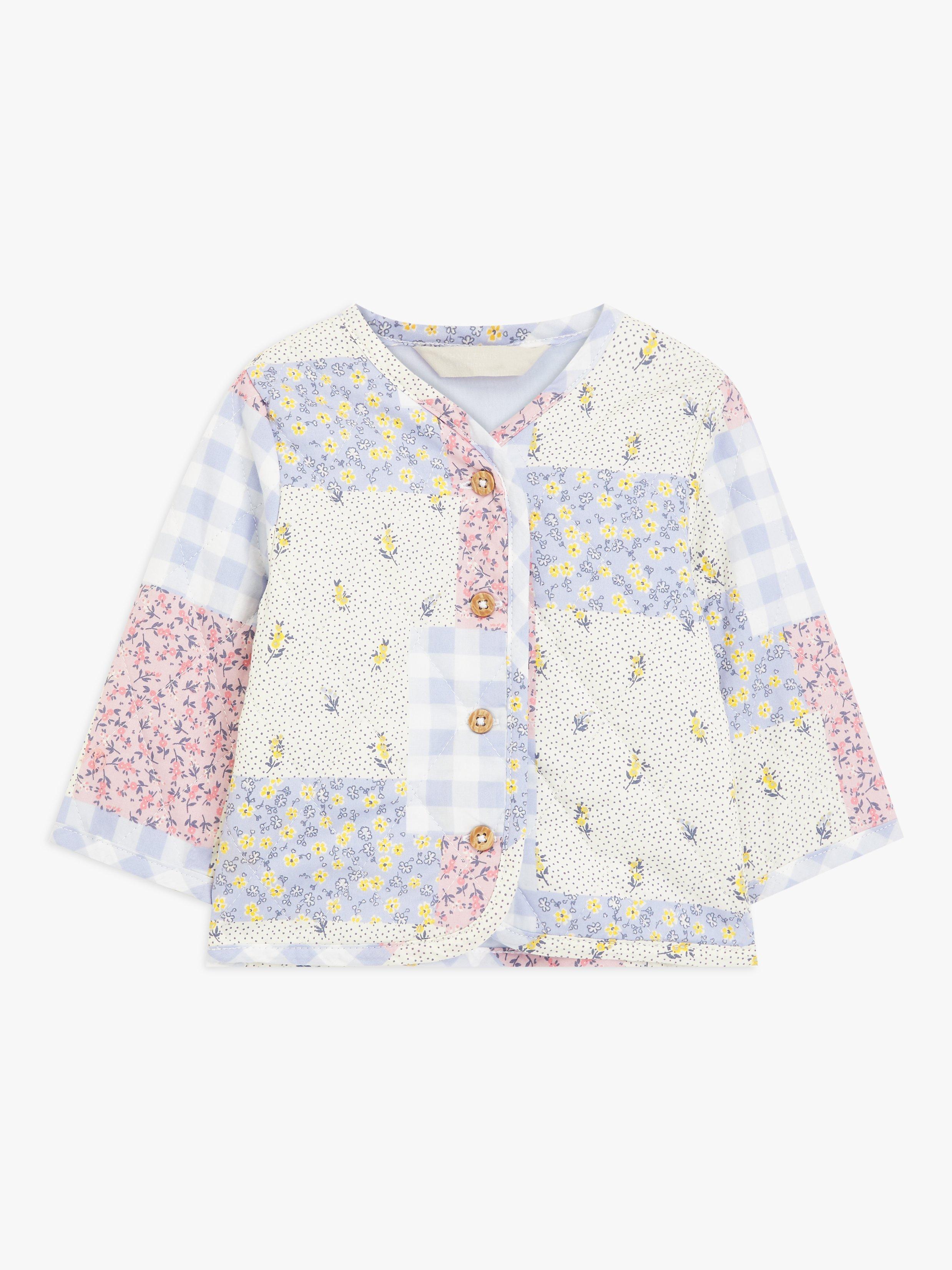 John Lewis Baby Patchwork Quilt Jacket, Multi