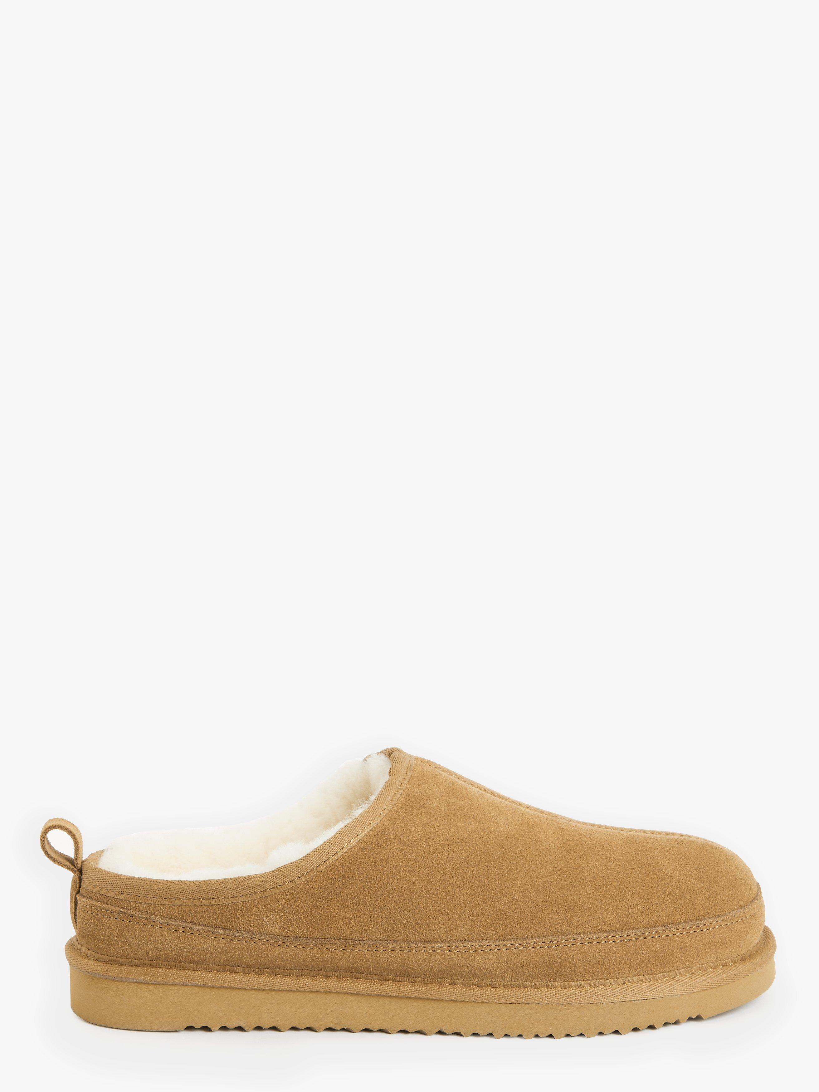 John Lewis Sheepskin Clog Suede Slippers