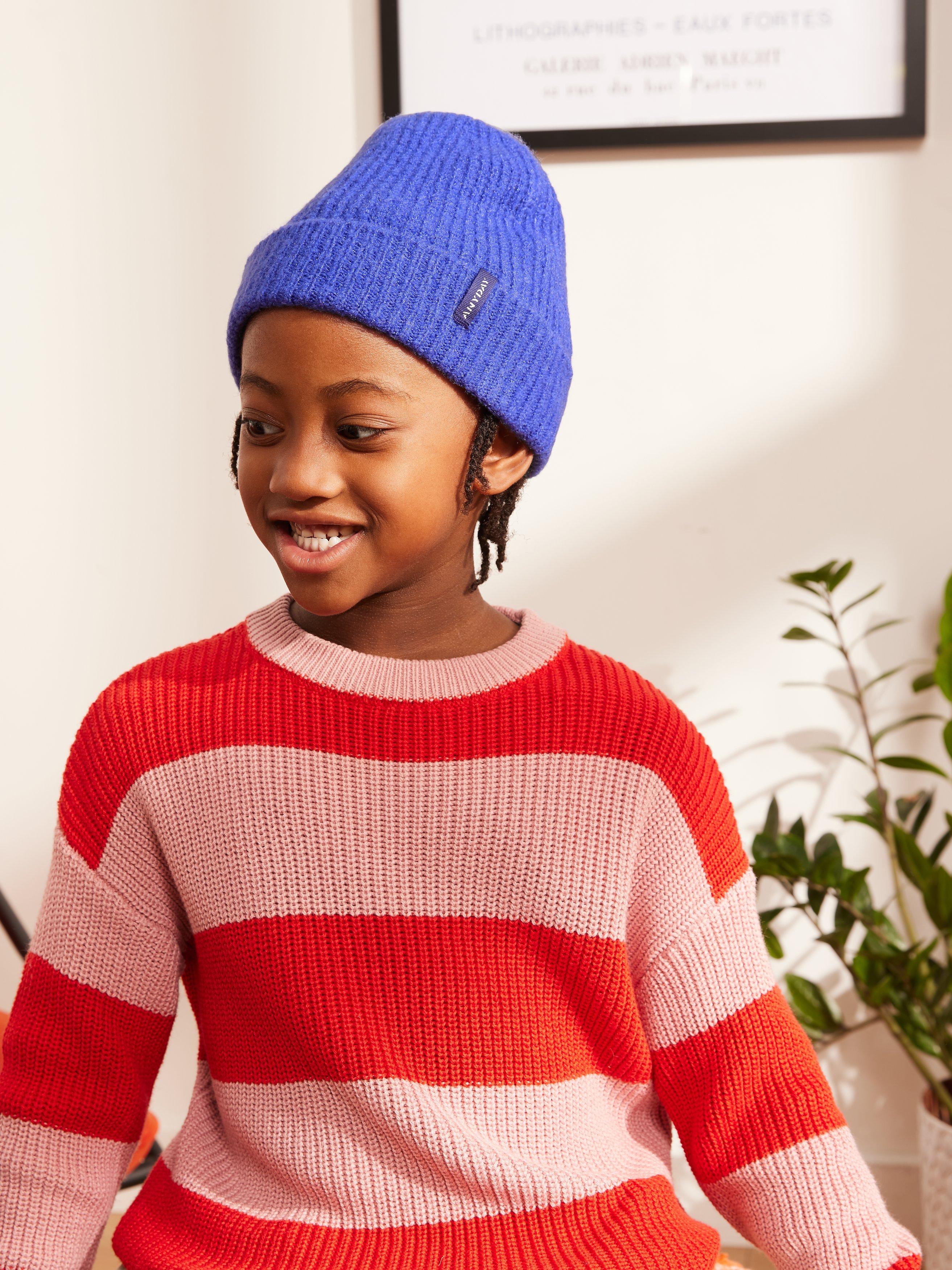 John Lewis ANYDAY Kids' Knitted Beanie, Teal, 9-12 years