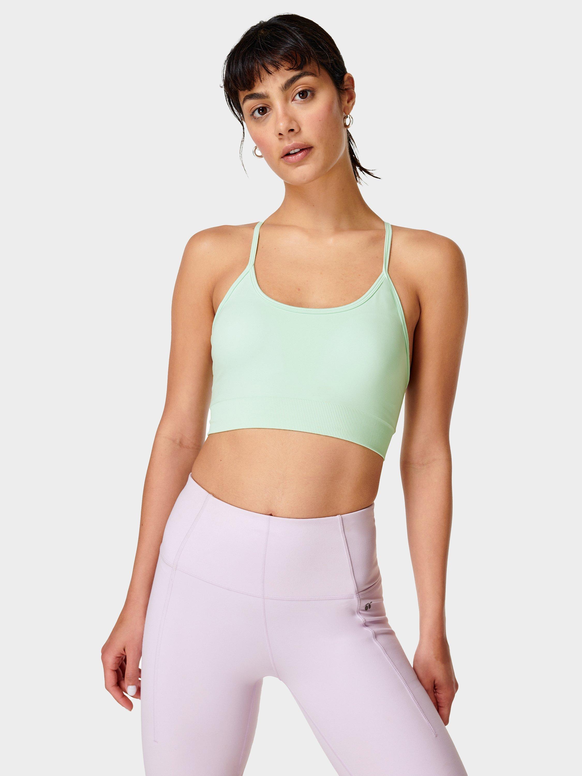 Sweaty Betty Tranquil Sports Bra, Spring Green, XL