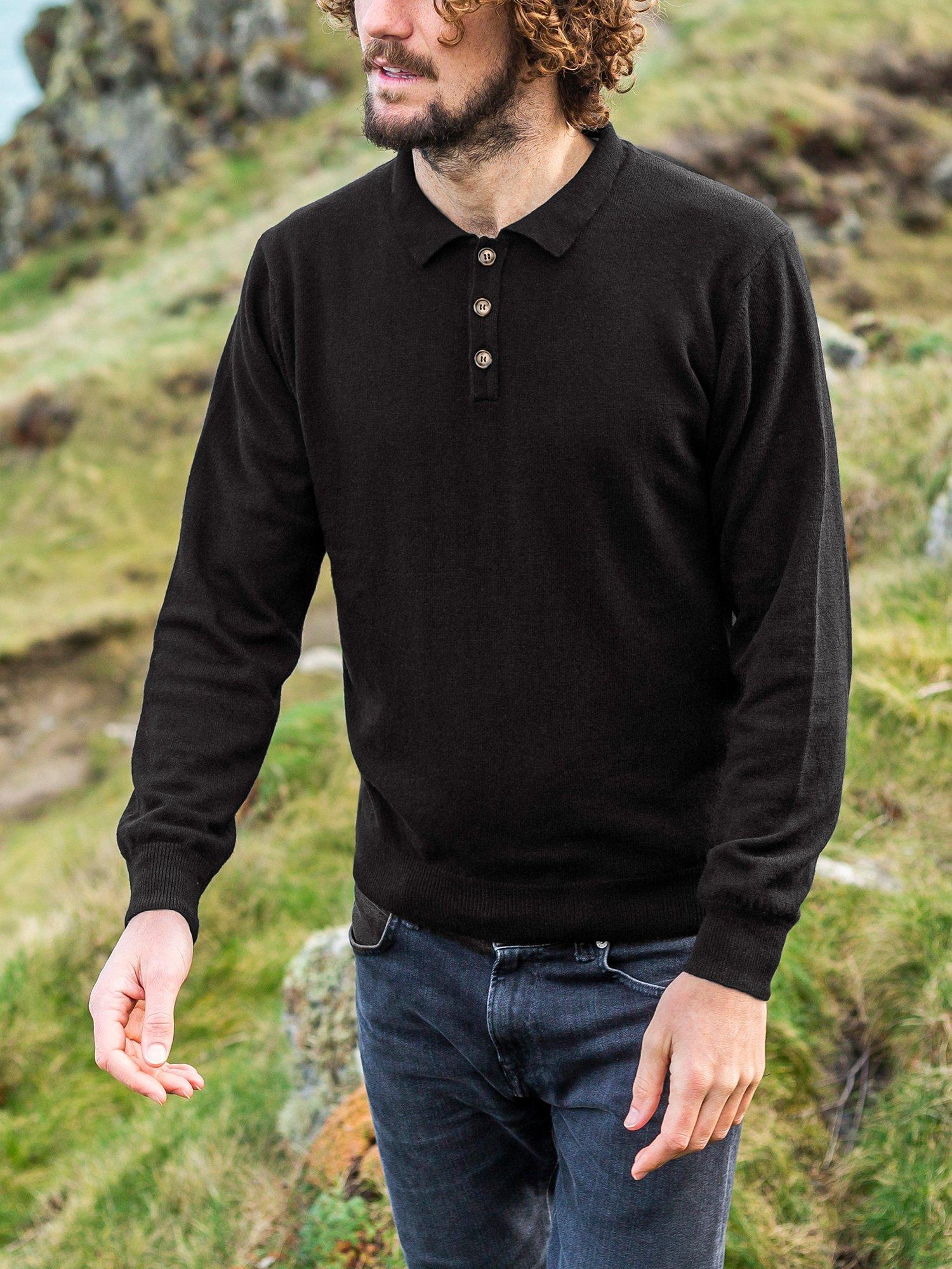 Celtic & Co. Supersoft Polo, Black