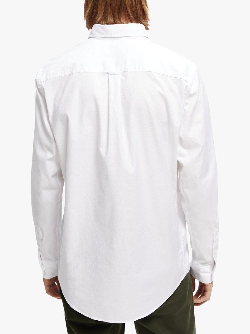Product image 2 of 7, which shows Scotch & Soda Oxford Regular Fit Shirt, 0006 - White, M