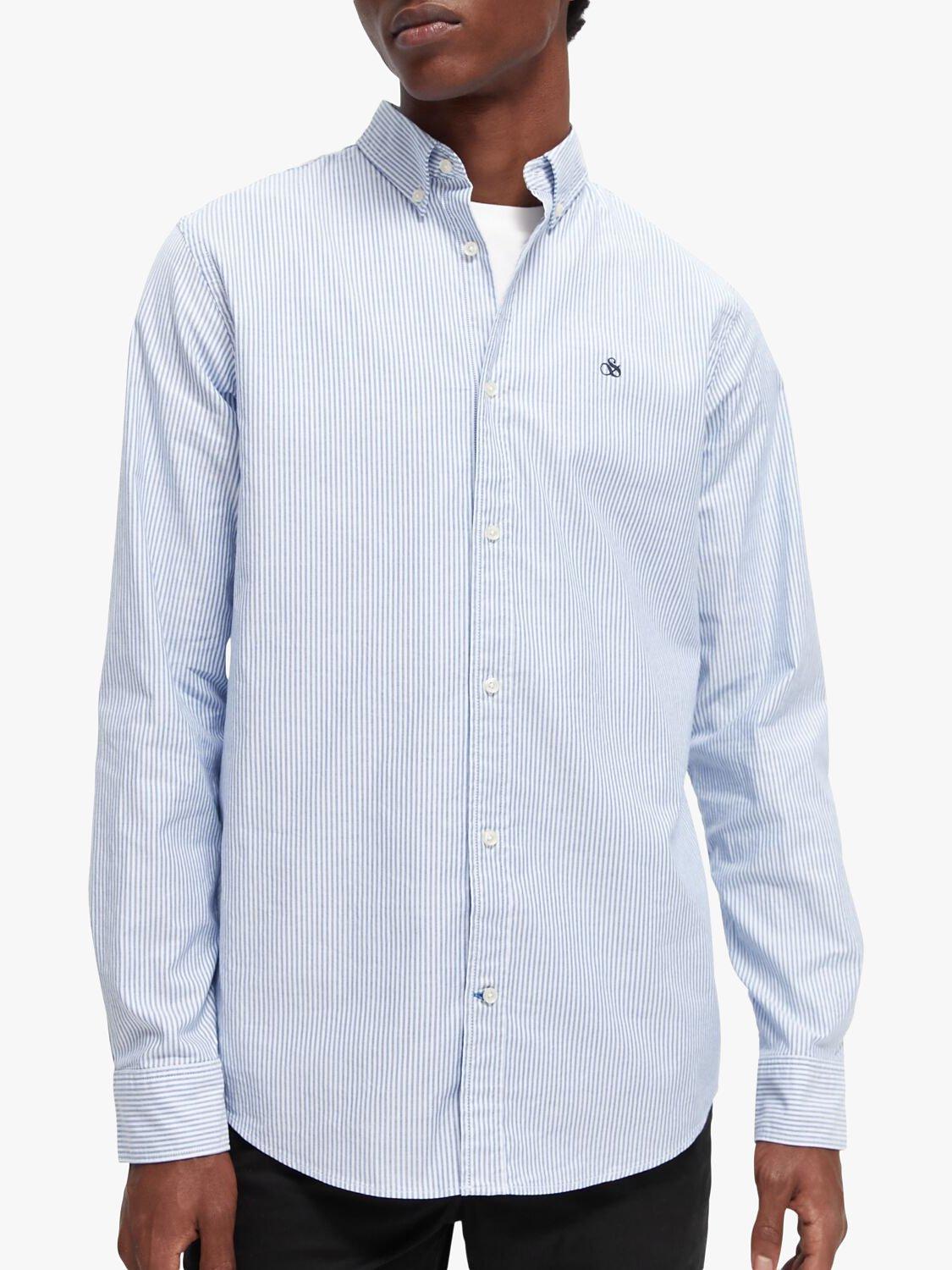 Scotch & Soda Stripe Oxford Regular Fit Shirt, 0217 - Combo A
