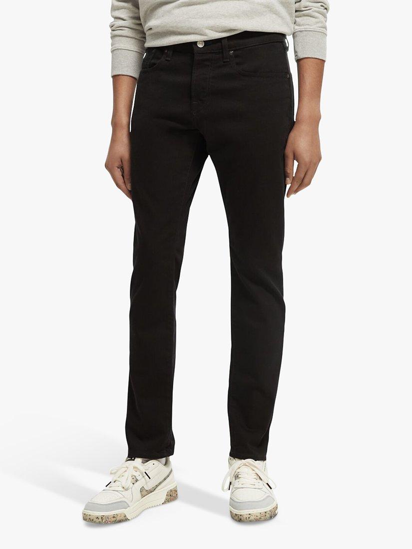 Product image 1 of 8, which shows Scotch & Soda Ralston Slim Fit Jeans, Stay Black, Stay Black, W28/L32