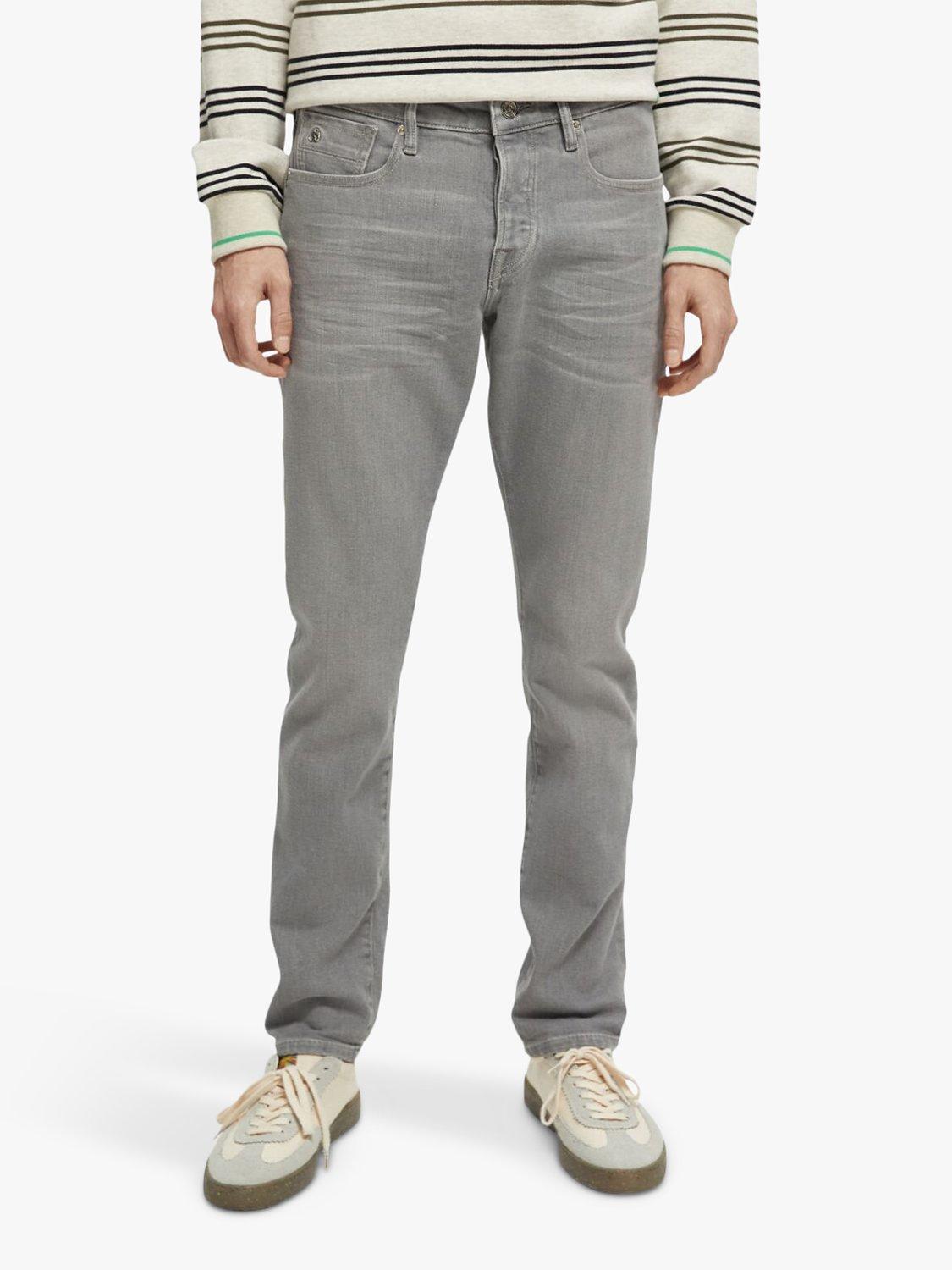 Product image 1 of 8, which shows Scotch & Soda Ralston Slim Fit Jeans, 4115 - Grey Stone, W36/L32