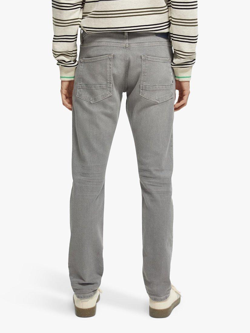 Product image 2 of 8, which shows Scotch & Soda Ralston Slim Fit Jeans, 4115 - Grey Stone, W36/L32
